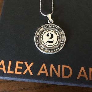 Alex and Ani Numerology Number 2 Necklace